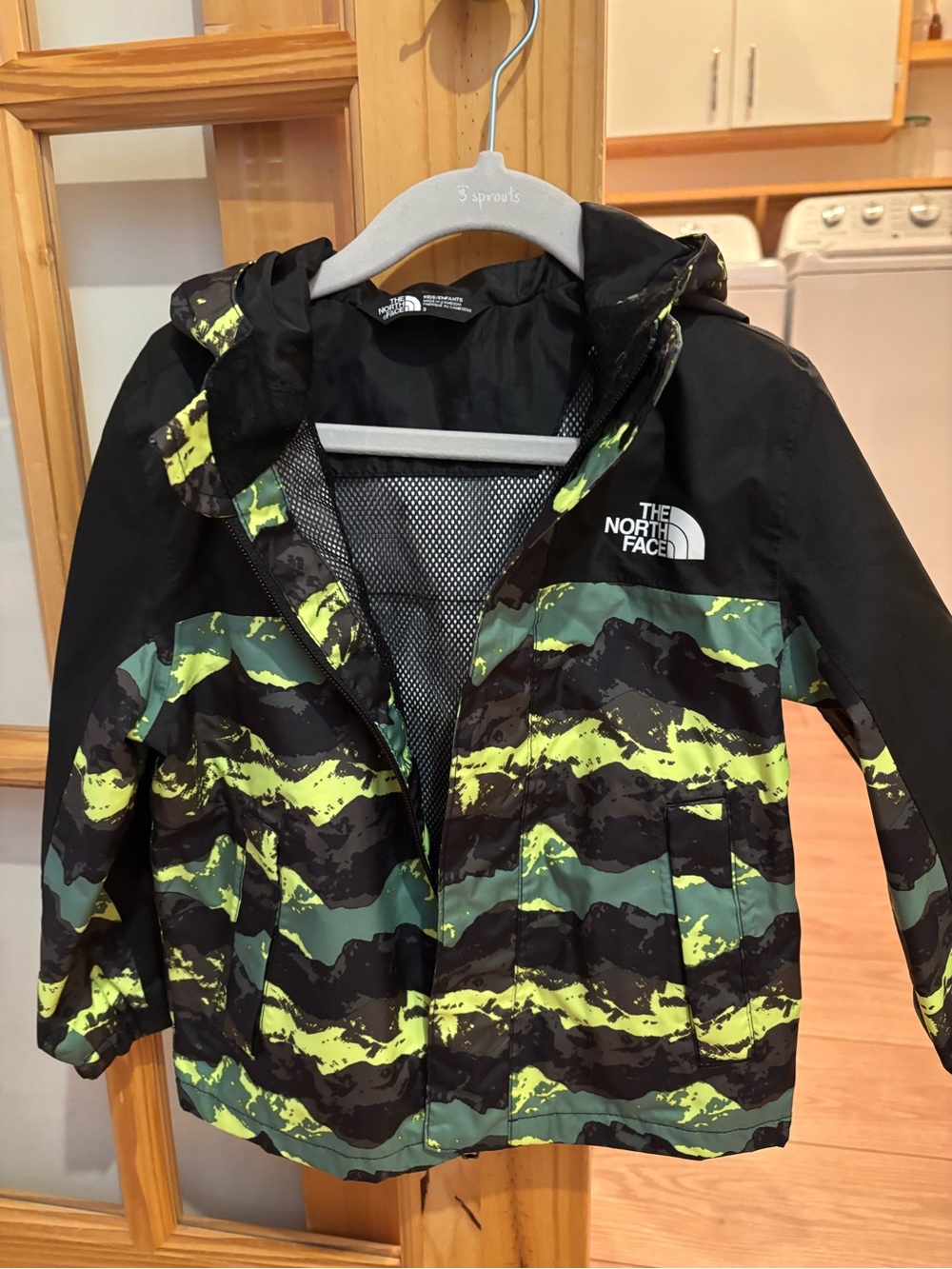 The North Face rain jacket